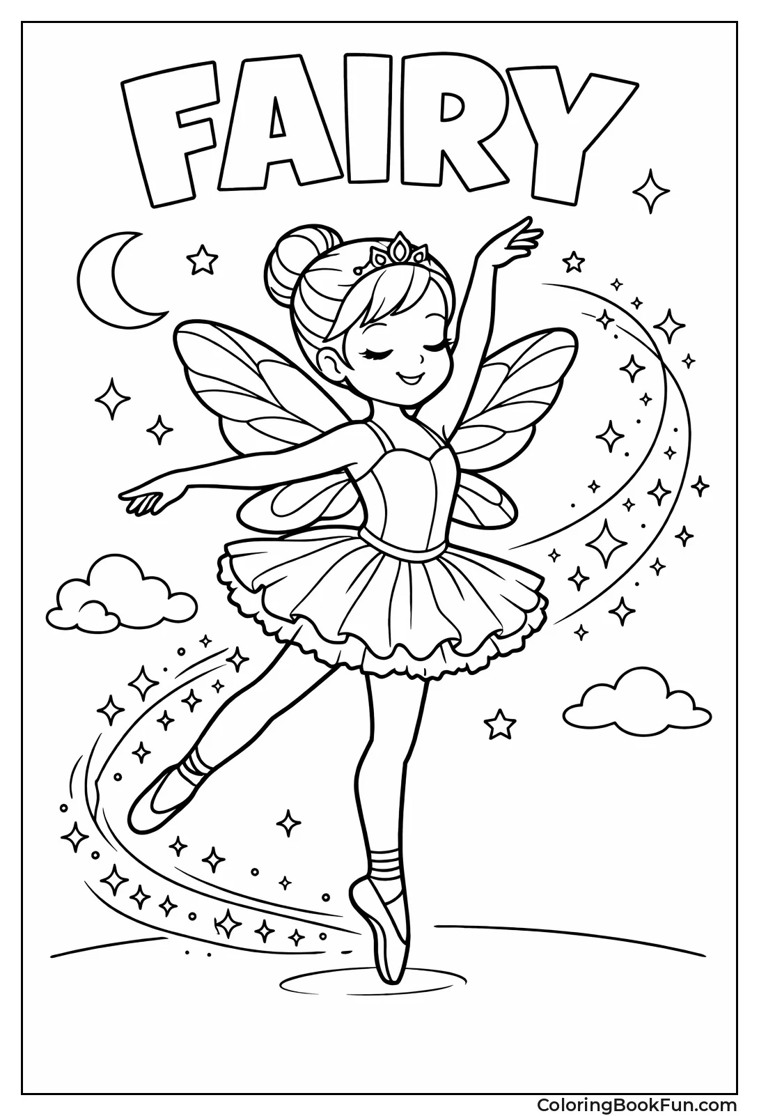 Fairy Ballerina with Wings