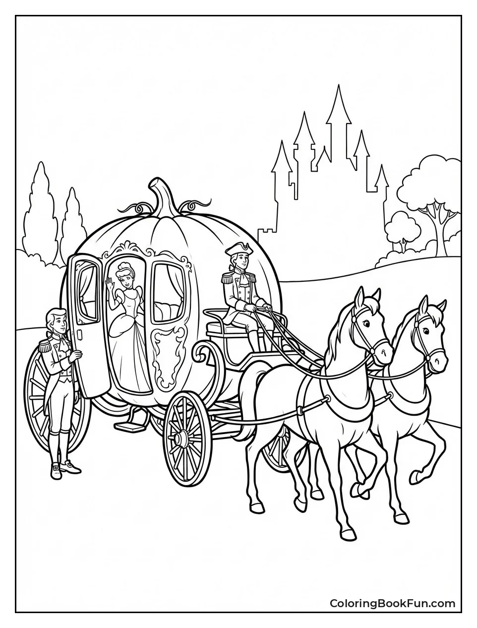 Cinderella in Pumpkin Coach