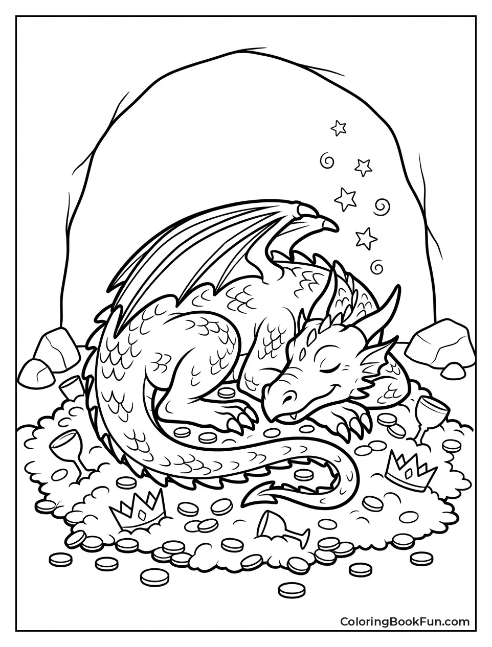 Dragon on Treasure Hoard