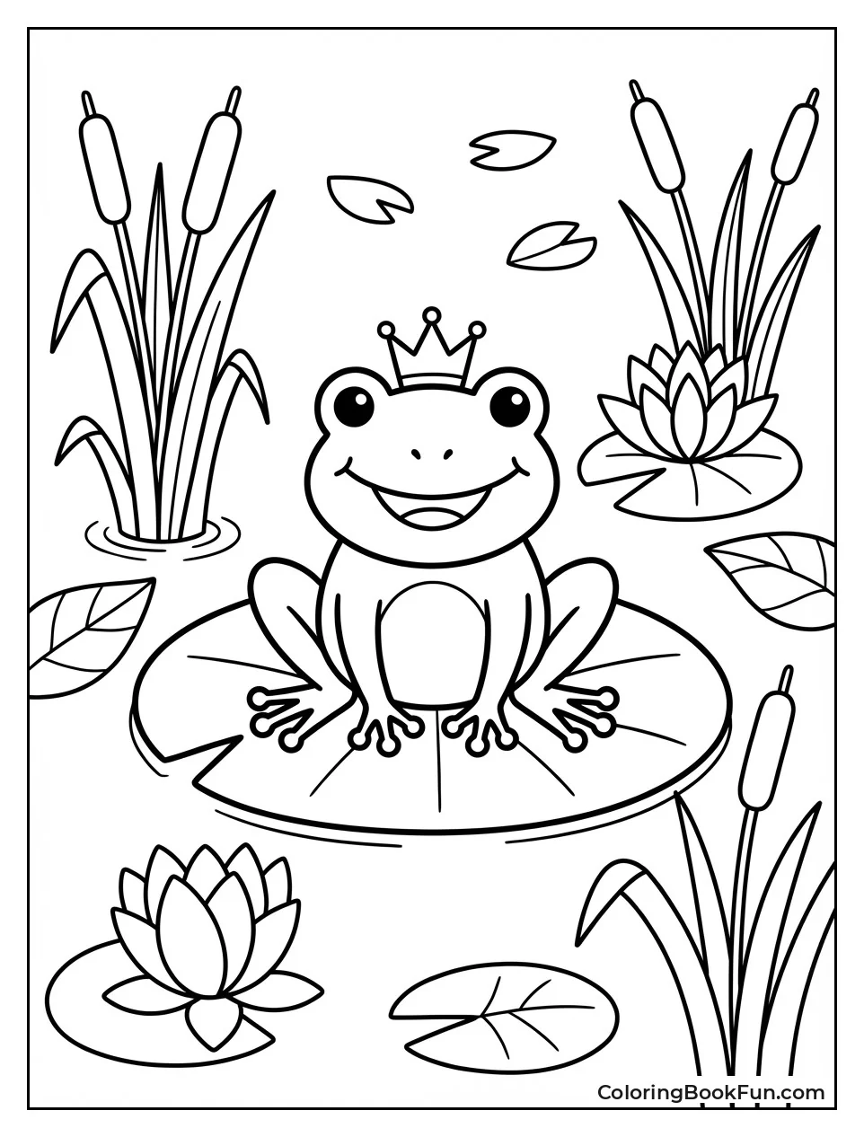 Frog Prince on Lily Pad