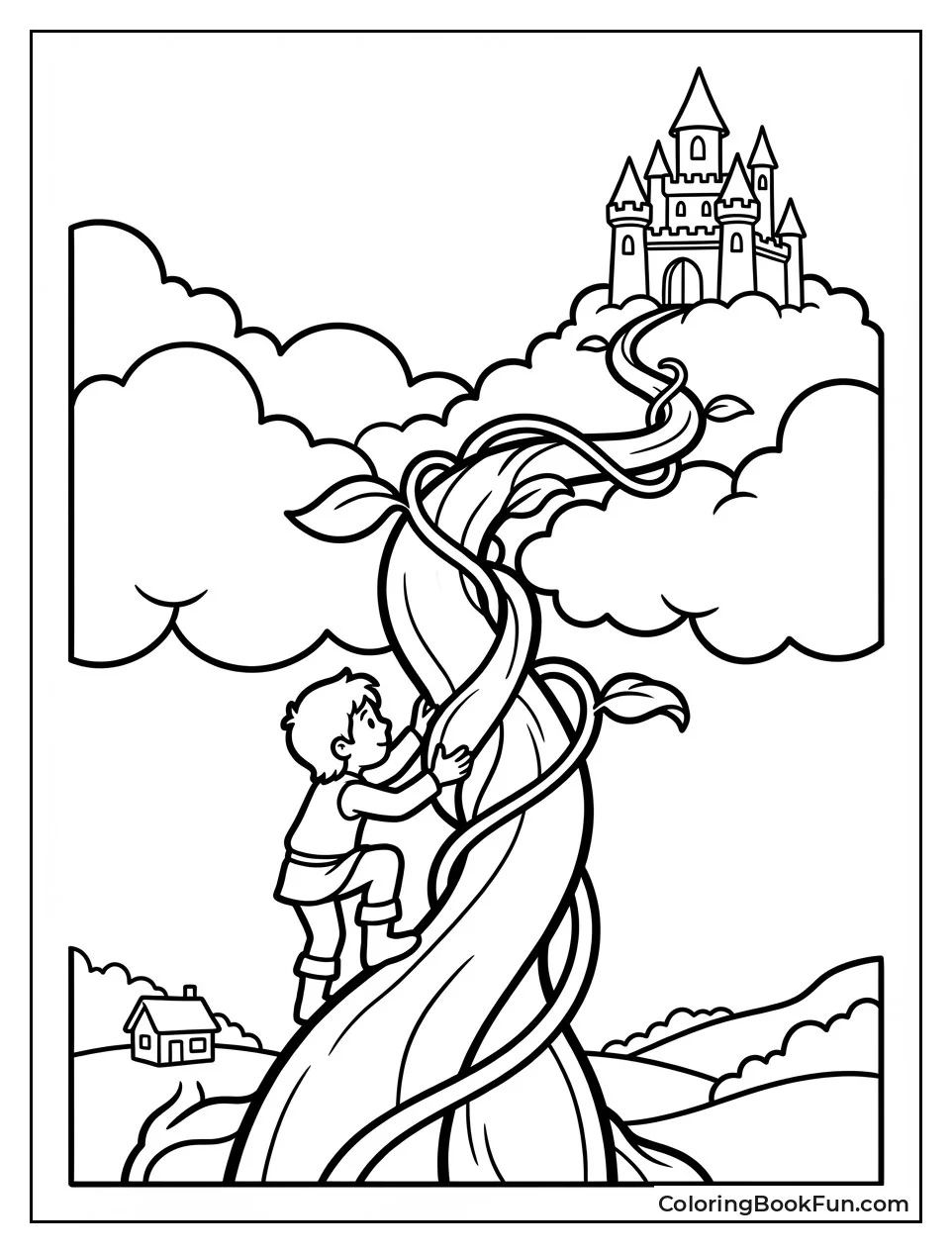 Jack Climbing the Beanstalk