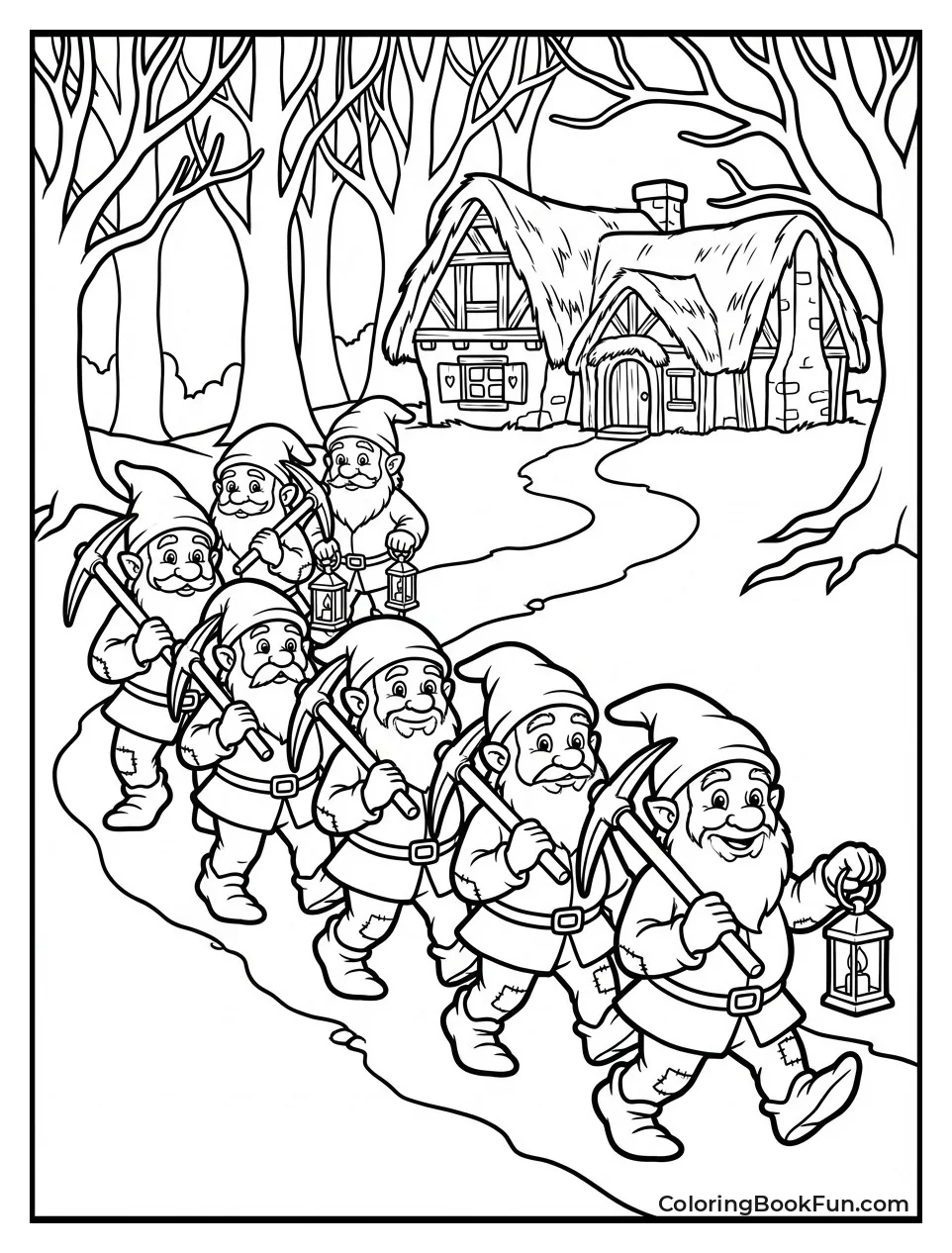 Happy Dwarfs Marching Along