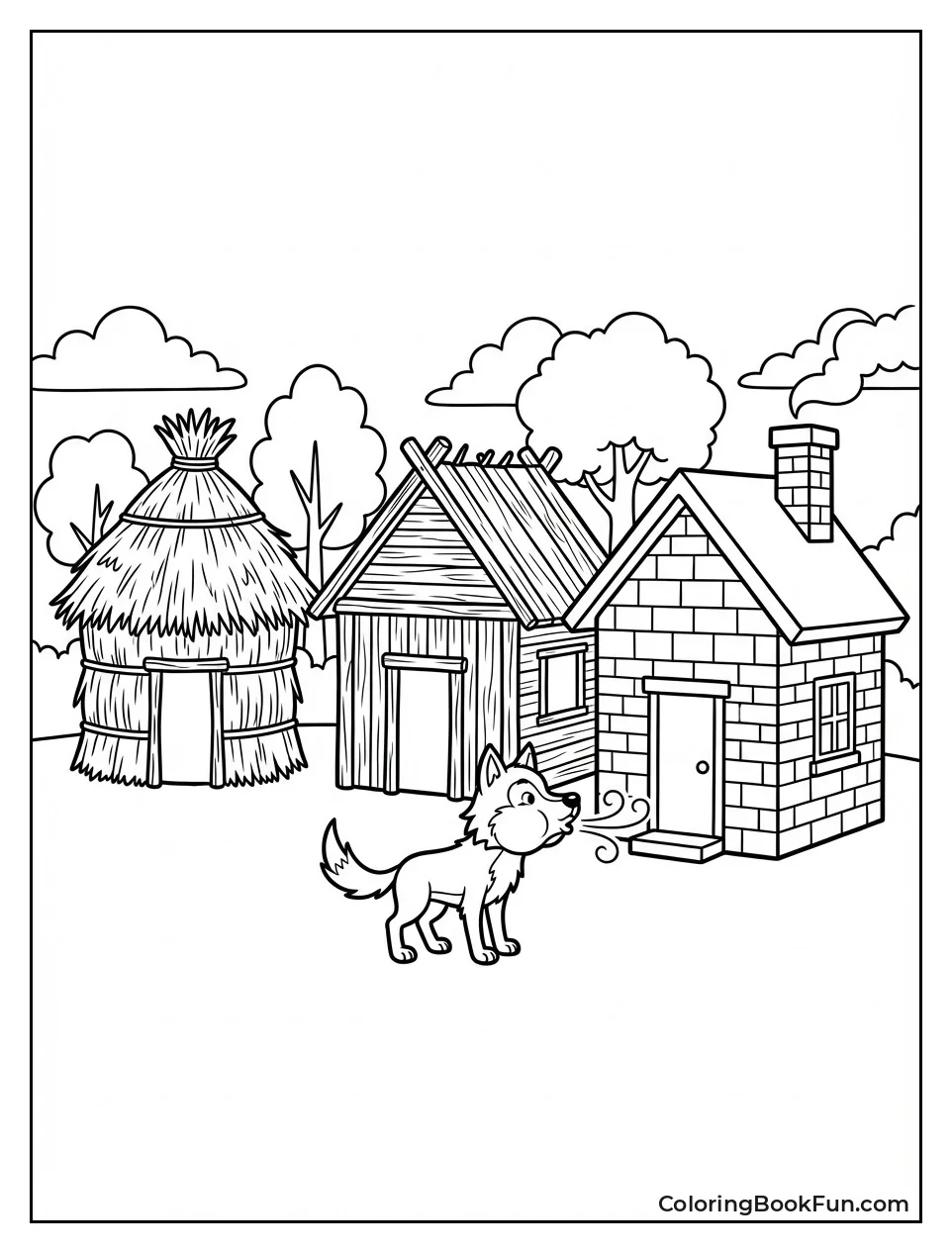 Pigs Houses and Puffing Wolf