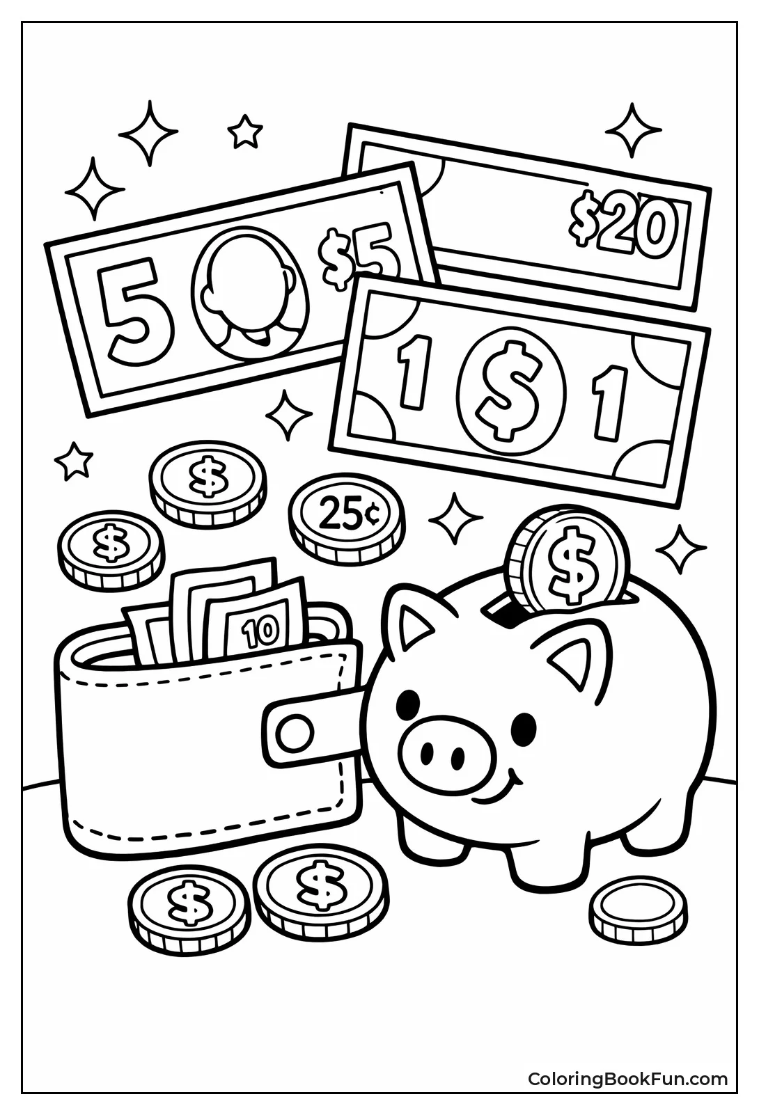 Fake Money Bills for Play