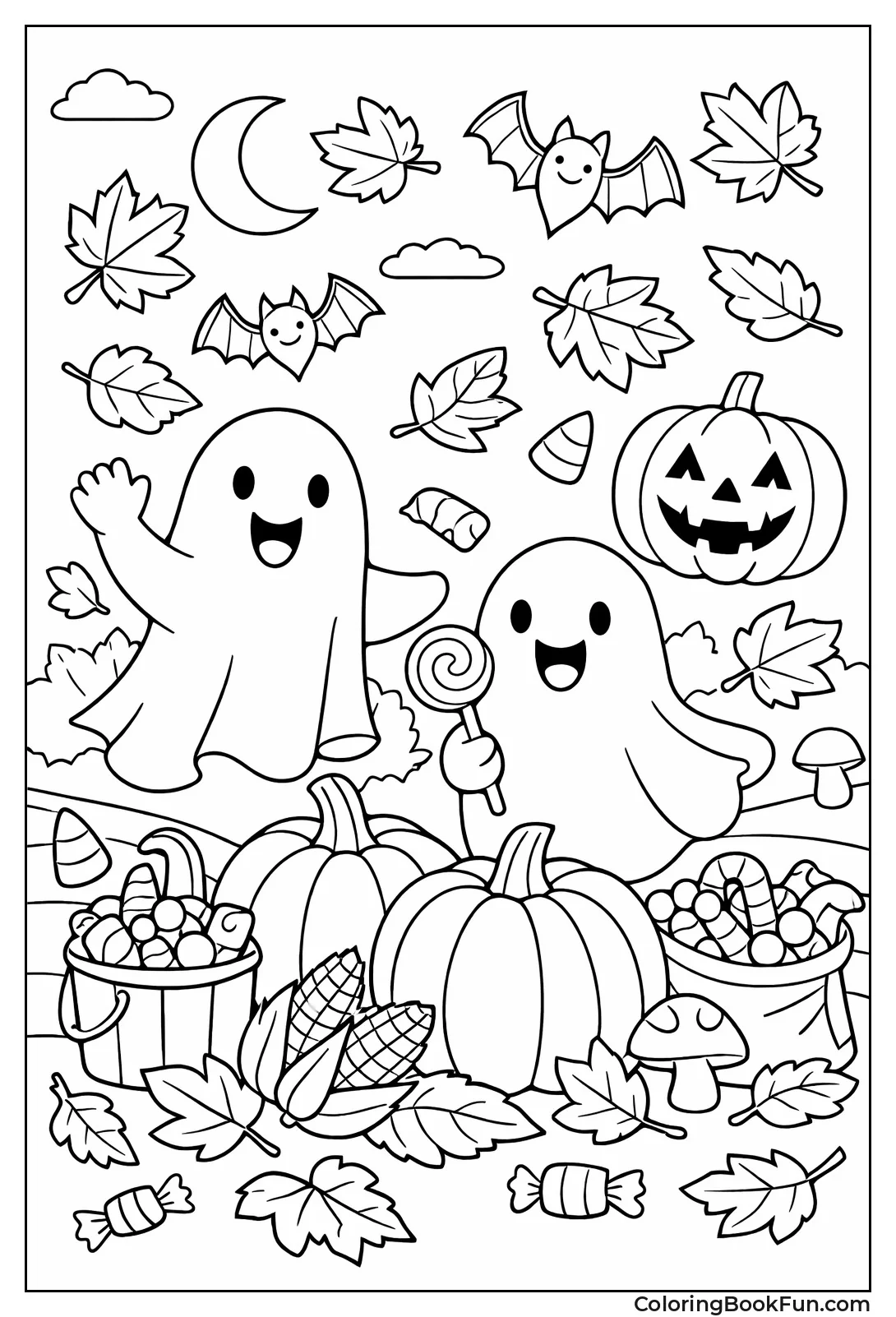 Ghosts Haunt Pumpkin Patch