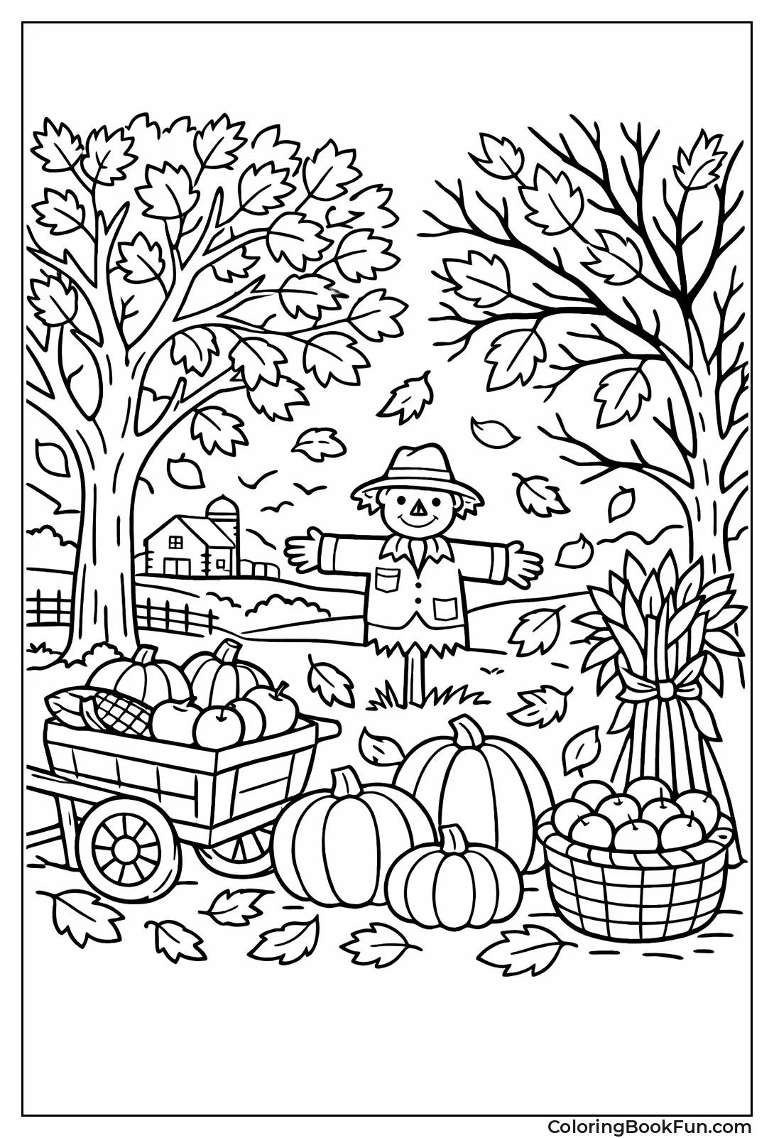 Trees Drop Colorful Leaves