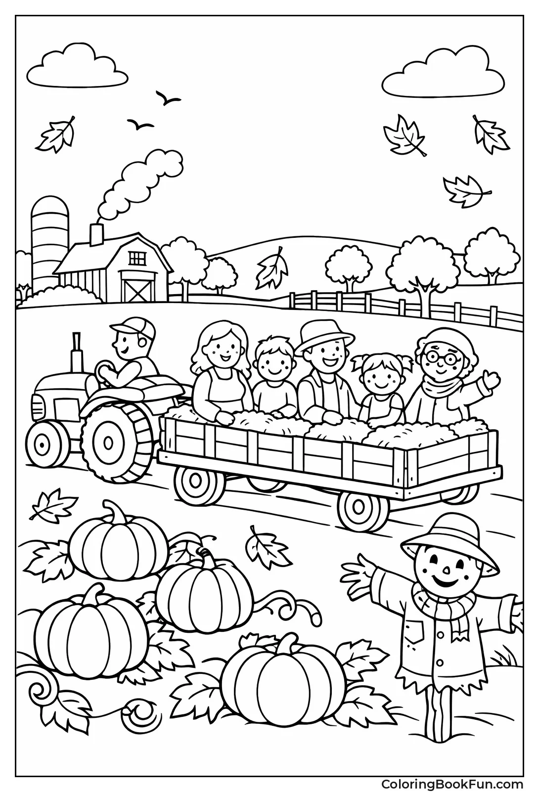 Hayride through Pumpkin Patch