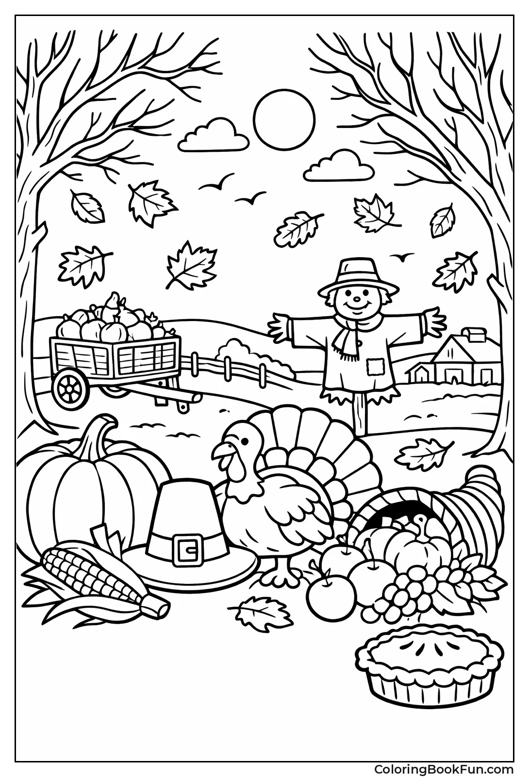 Bare Trees Hint Thanksgiving