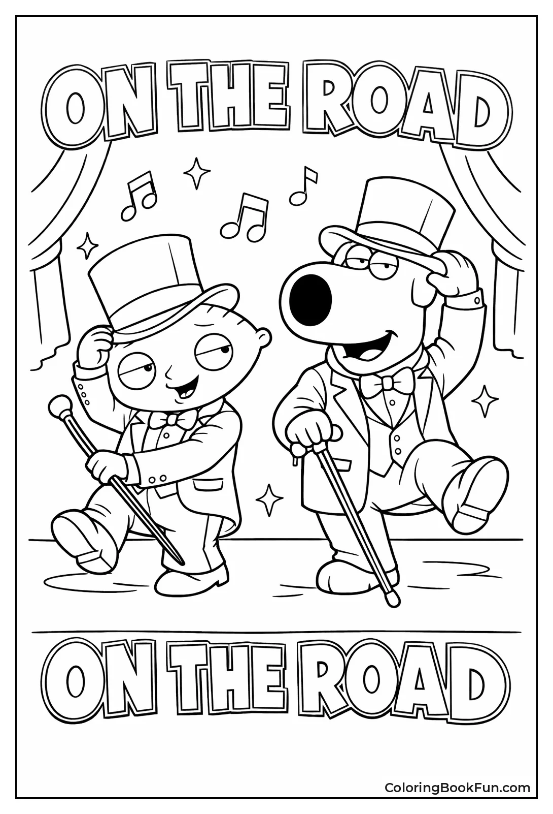 Brian and Stewie Road Trip