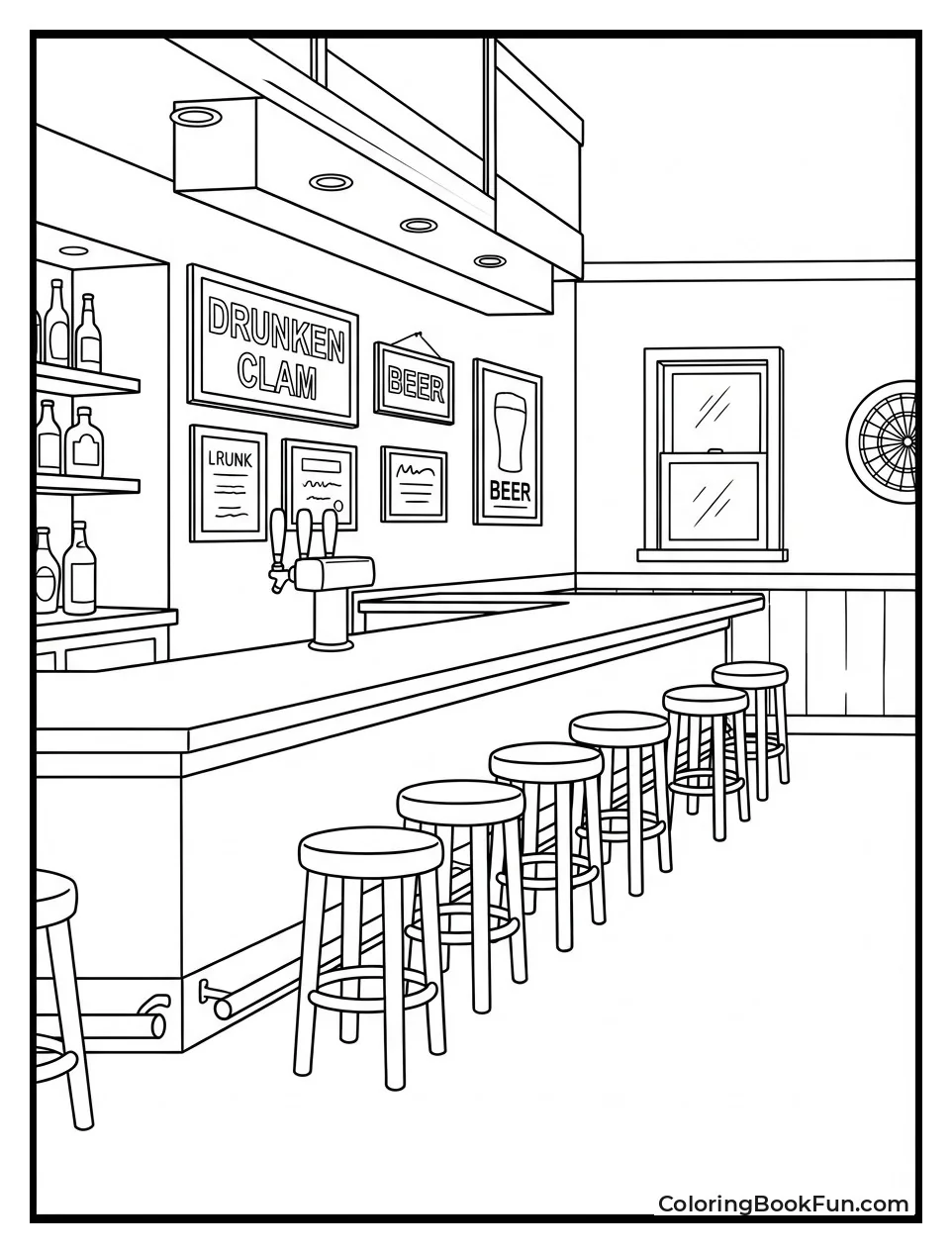 Drunken Clam Bar Scene