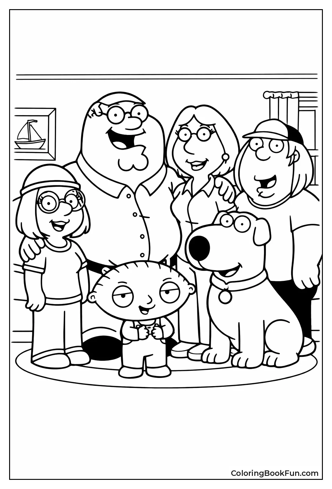 Griffin Family Poses Together