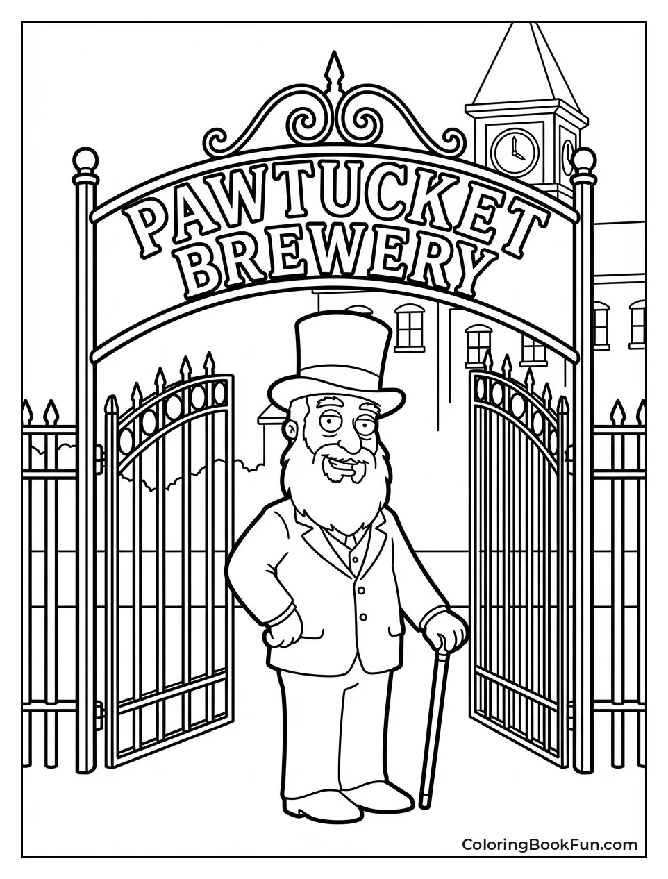 Pawtucket Pat Leans Cane