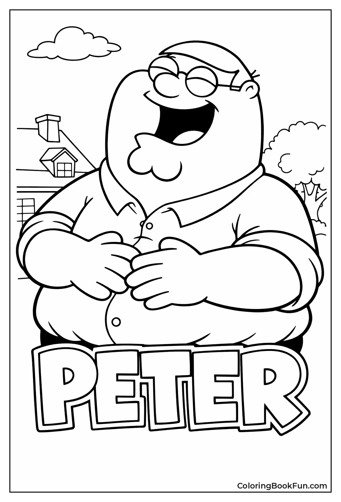 Peter Laughs Holding Belly