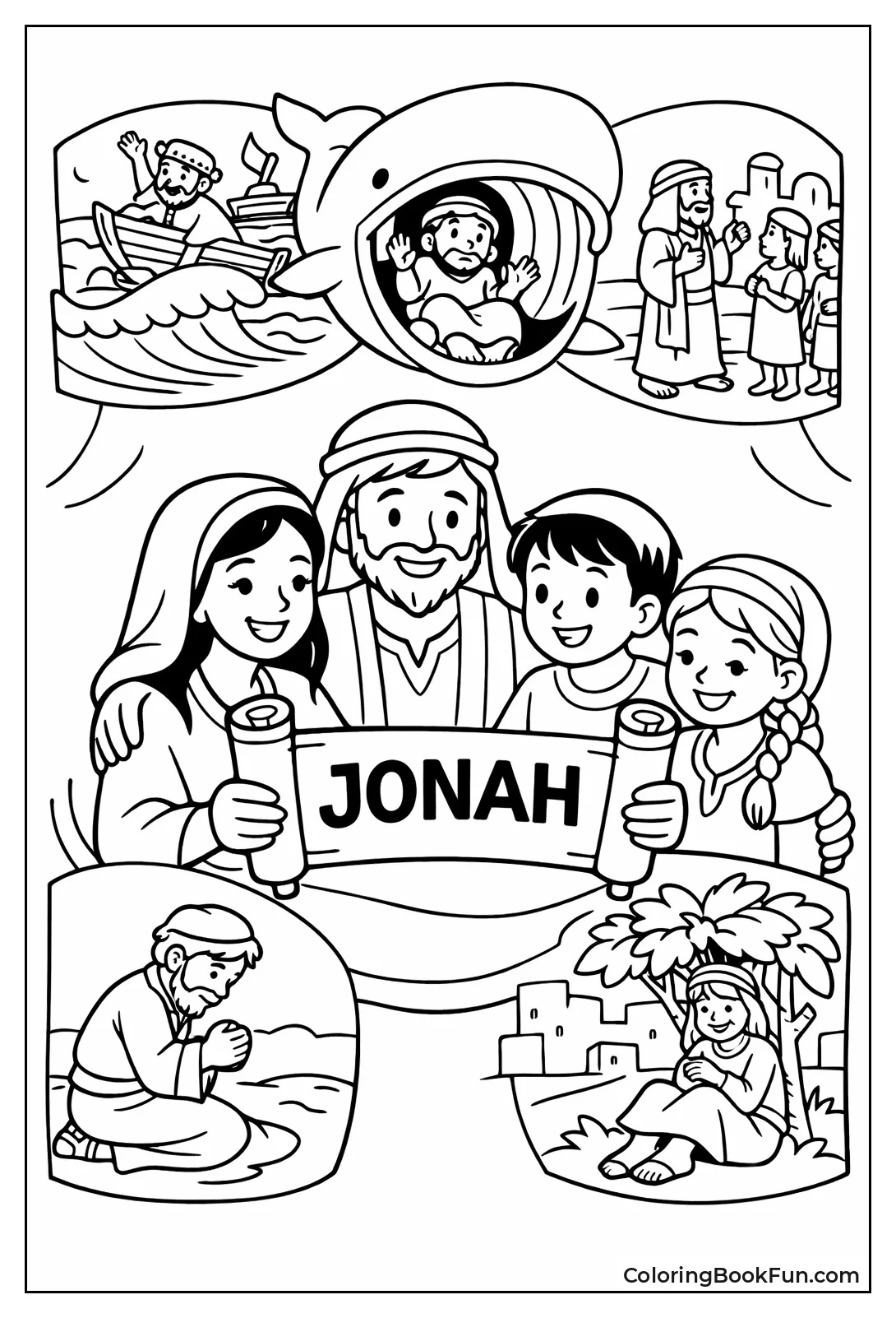 Family Reads Jonah Story