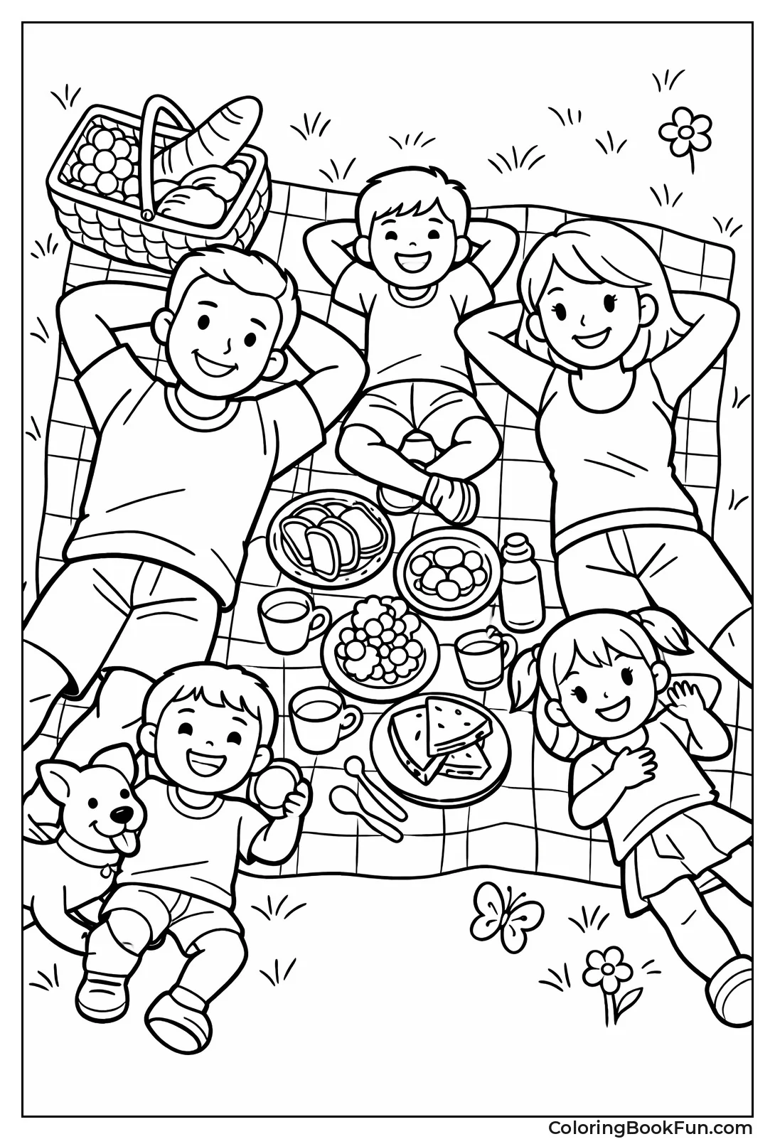 Picnic Blanket Family Spread