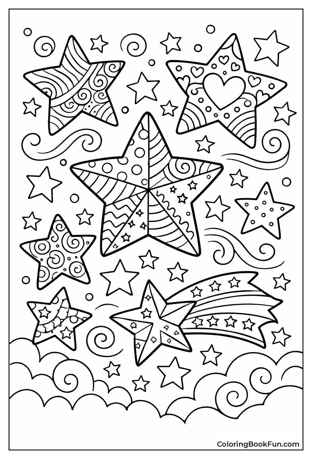 Fancy Ornate Stars