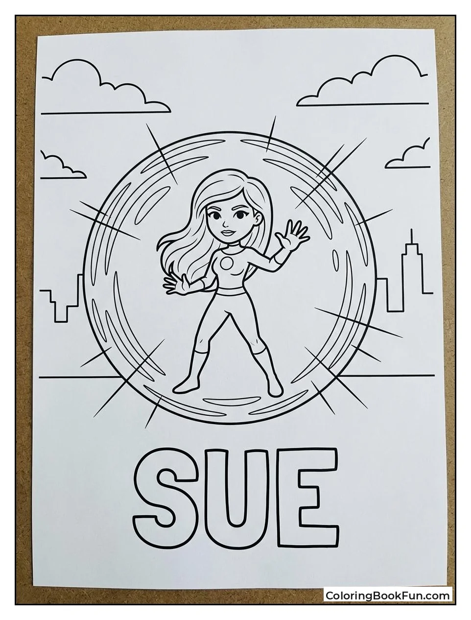 Invisible Woman Makes Force Field