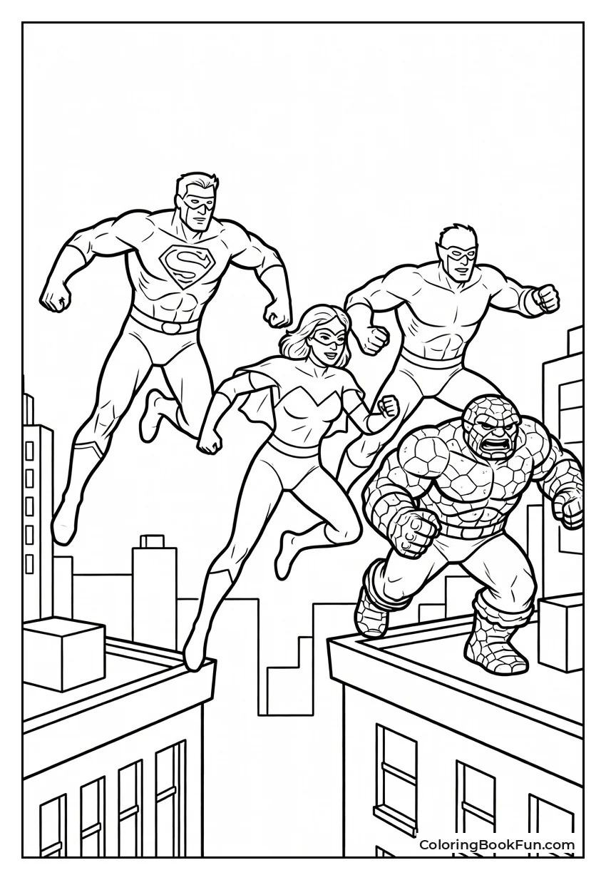 New York Skyline Heroes