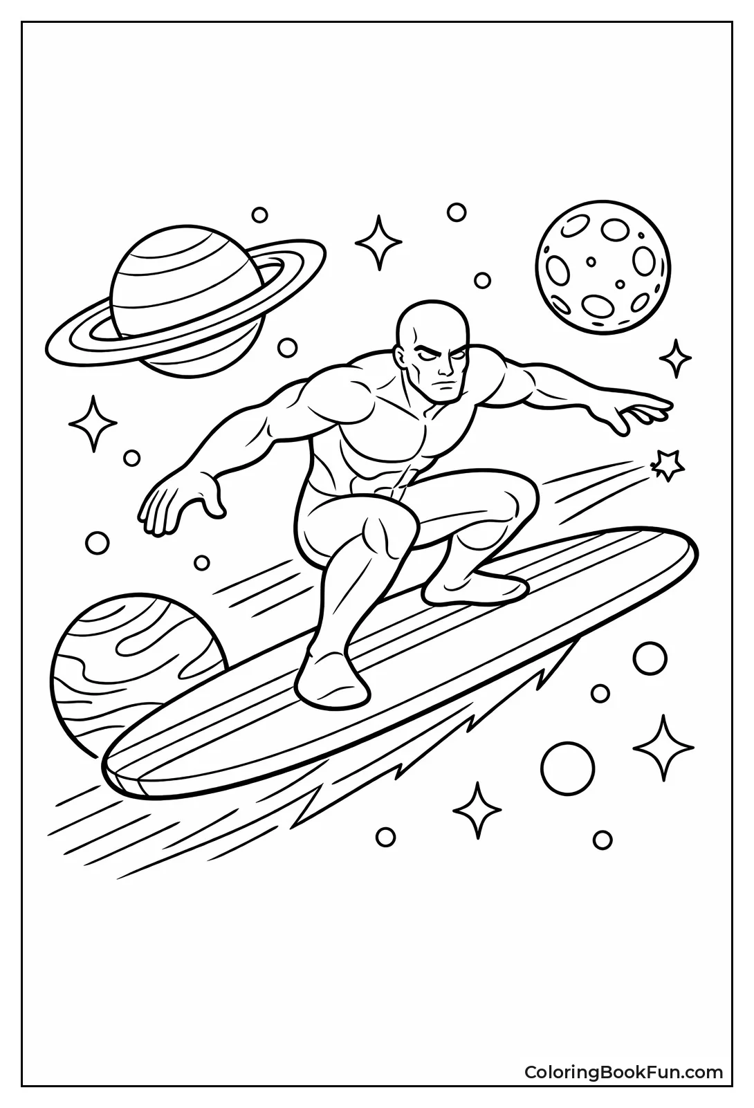 Silver Surfer in Space