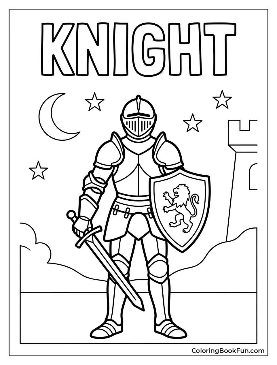 Knight Poses in Shining Armor