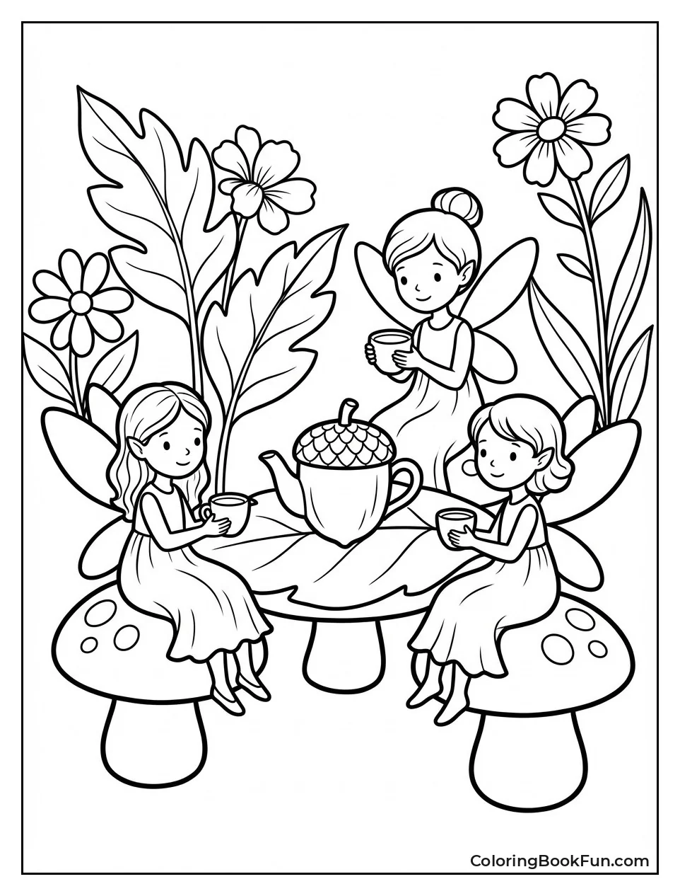 Fairies Host Tea Party