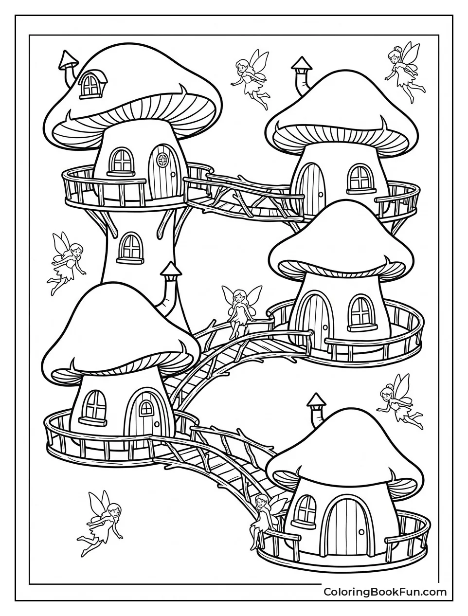 Fairy Hamlet in Mushrooms