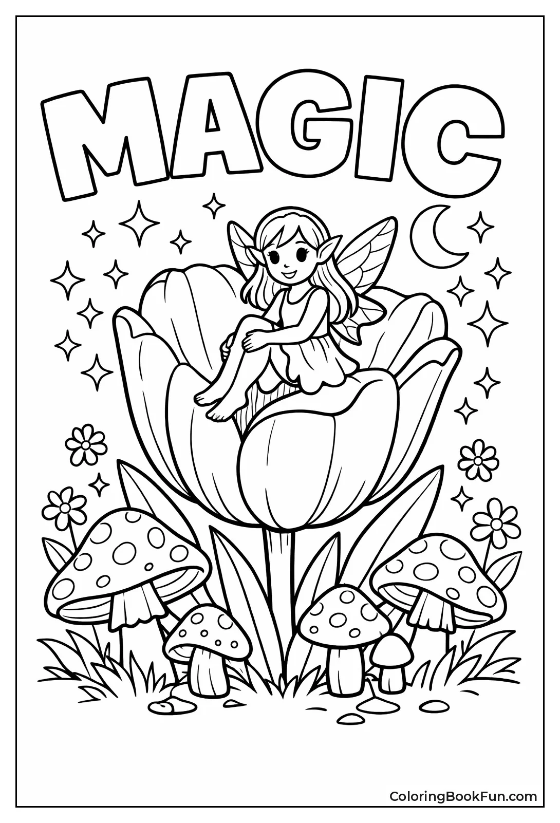 Fairy on Magic Tulip