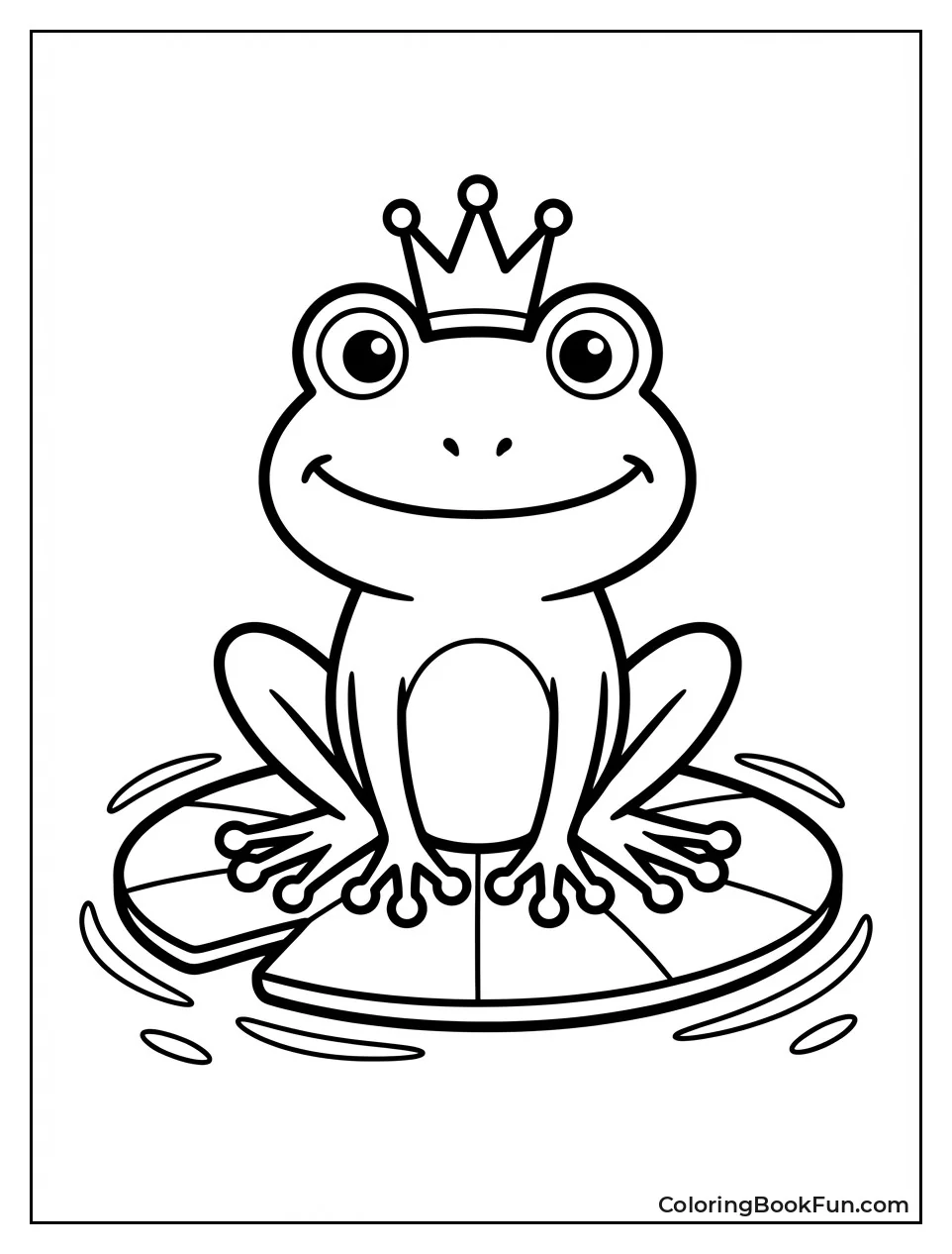 Frog Prince Wears Crown