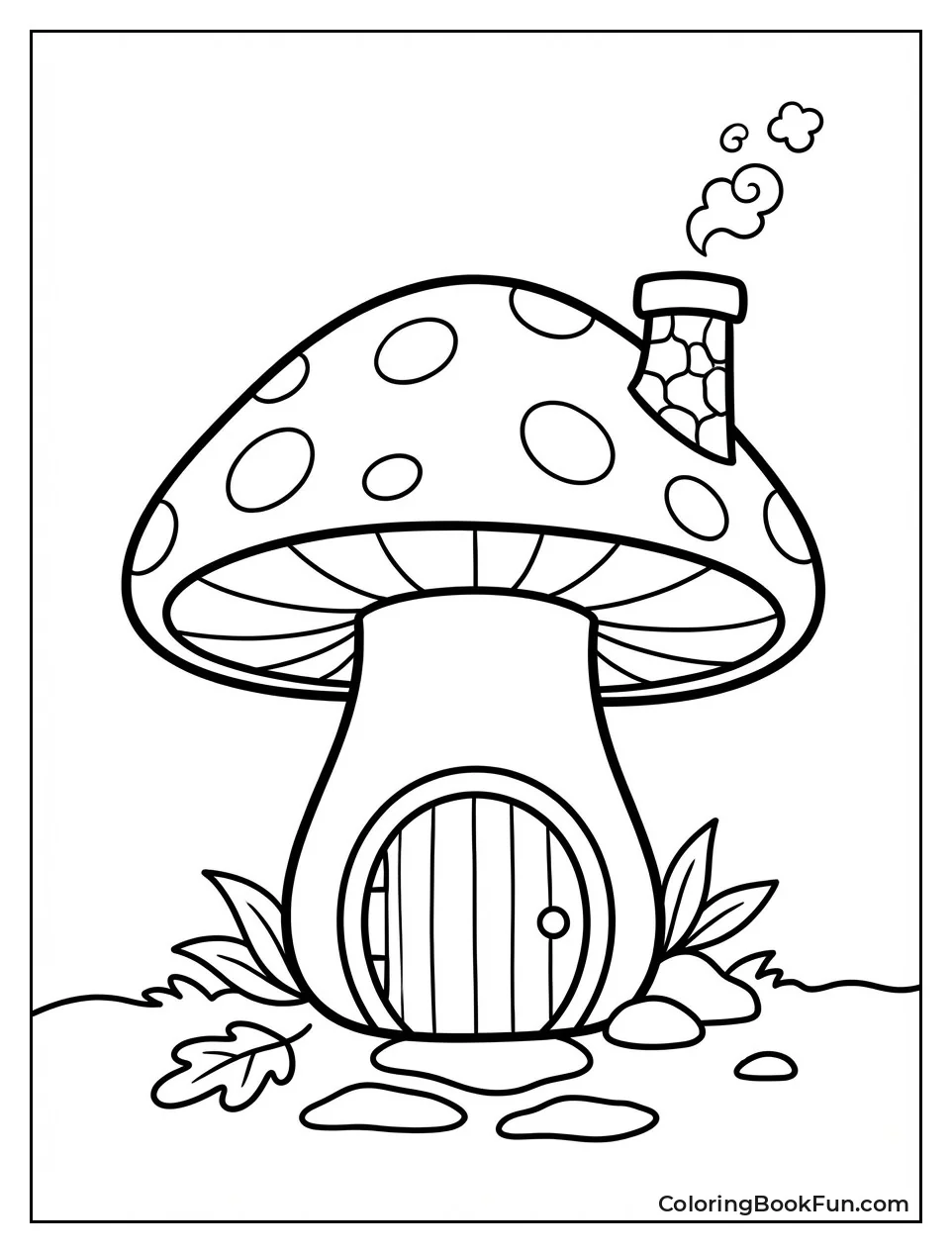 Gnome Lives in Mushroom House