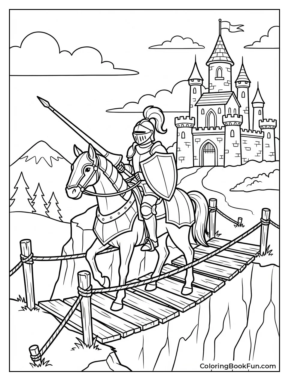 Knight Crosses Wobbly Bridge