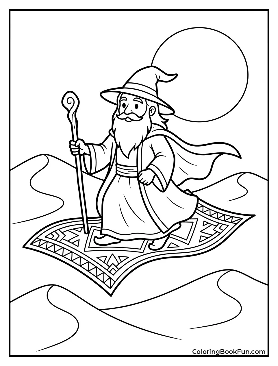 Magic Carpet Flies over Dunes