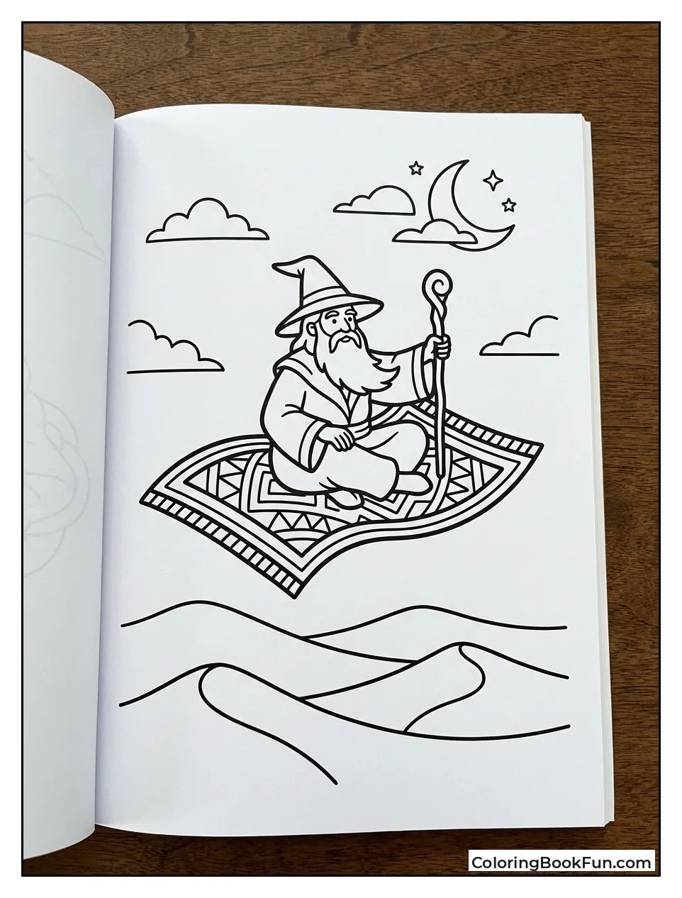 Magic Carpet Flies over Dunes