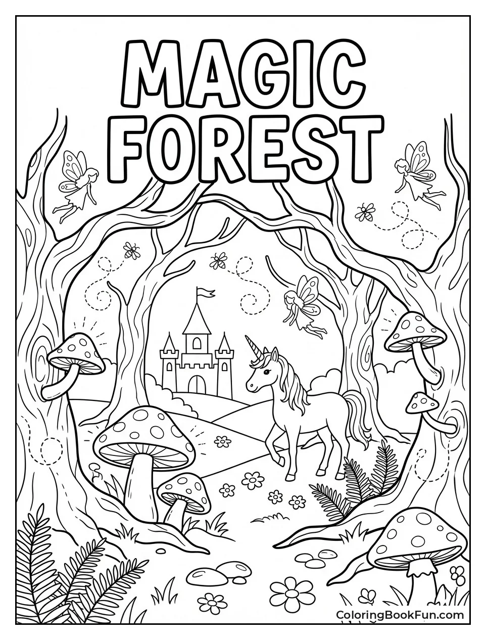 Magical Forest Glows Bright