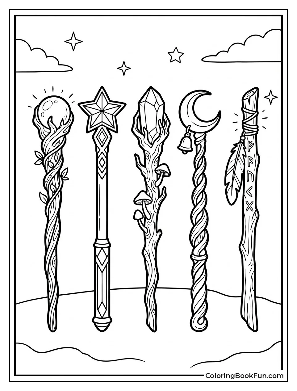 Wands Line up Magically