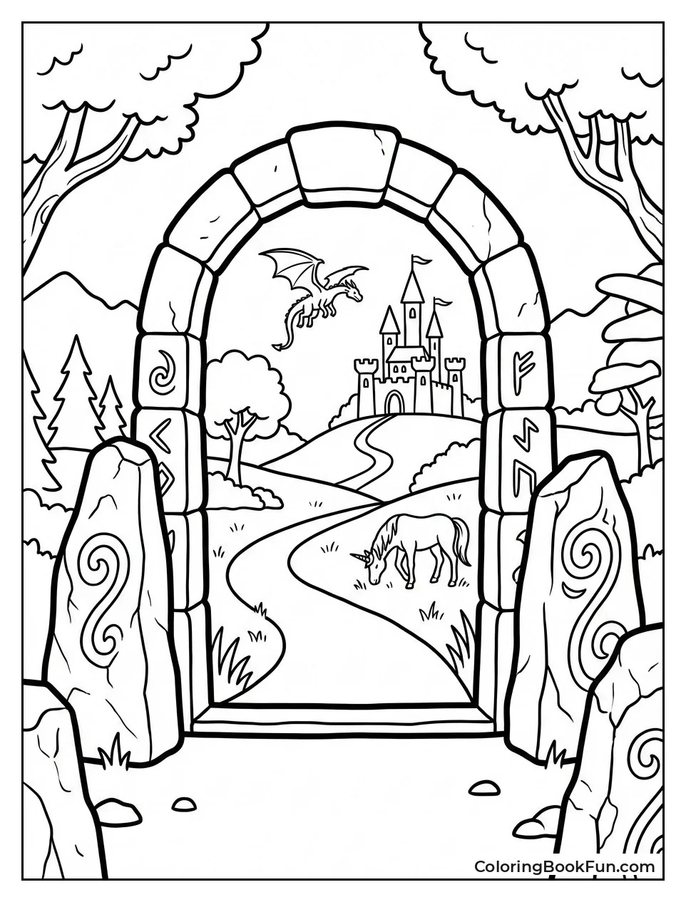 Portal Opens to Fantasy World