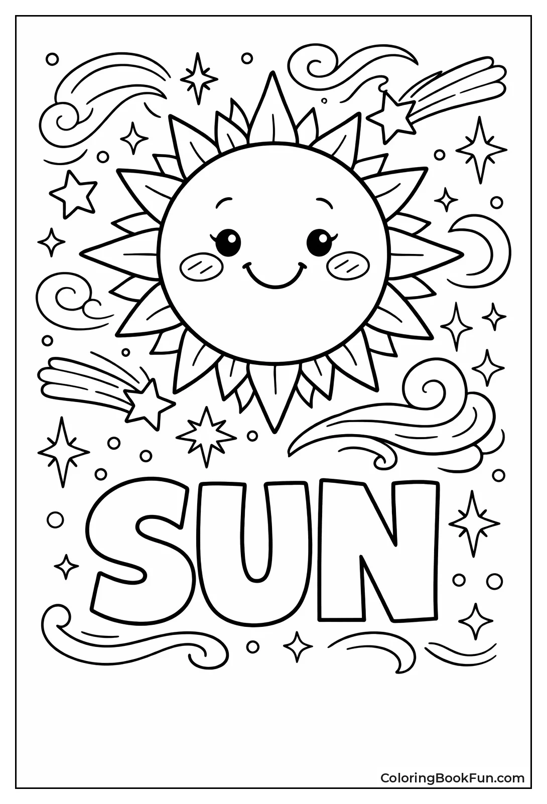 Sparkly Magical Fantasy Sun