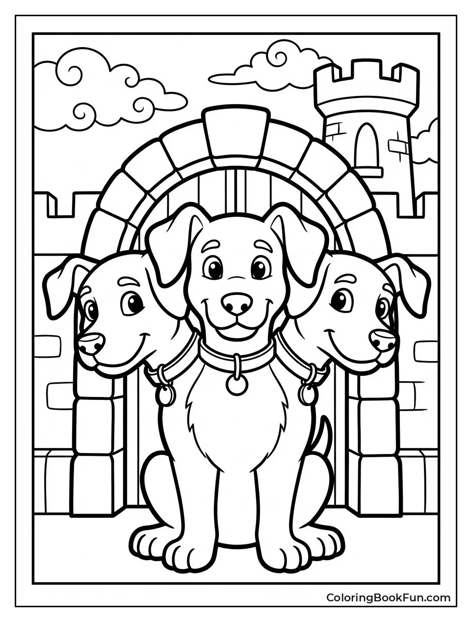 Three-Headed Dog Guards Gate