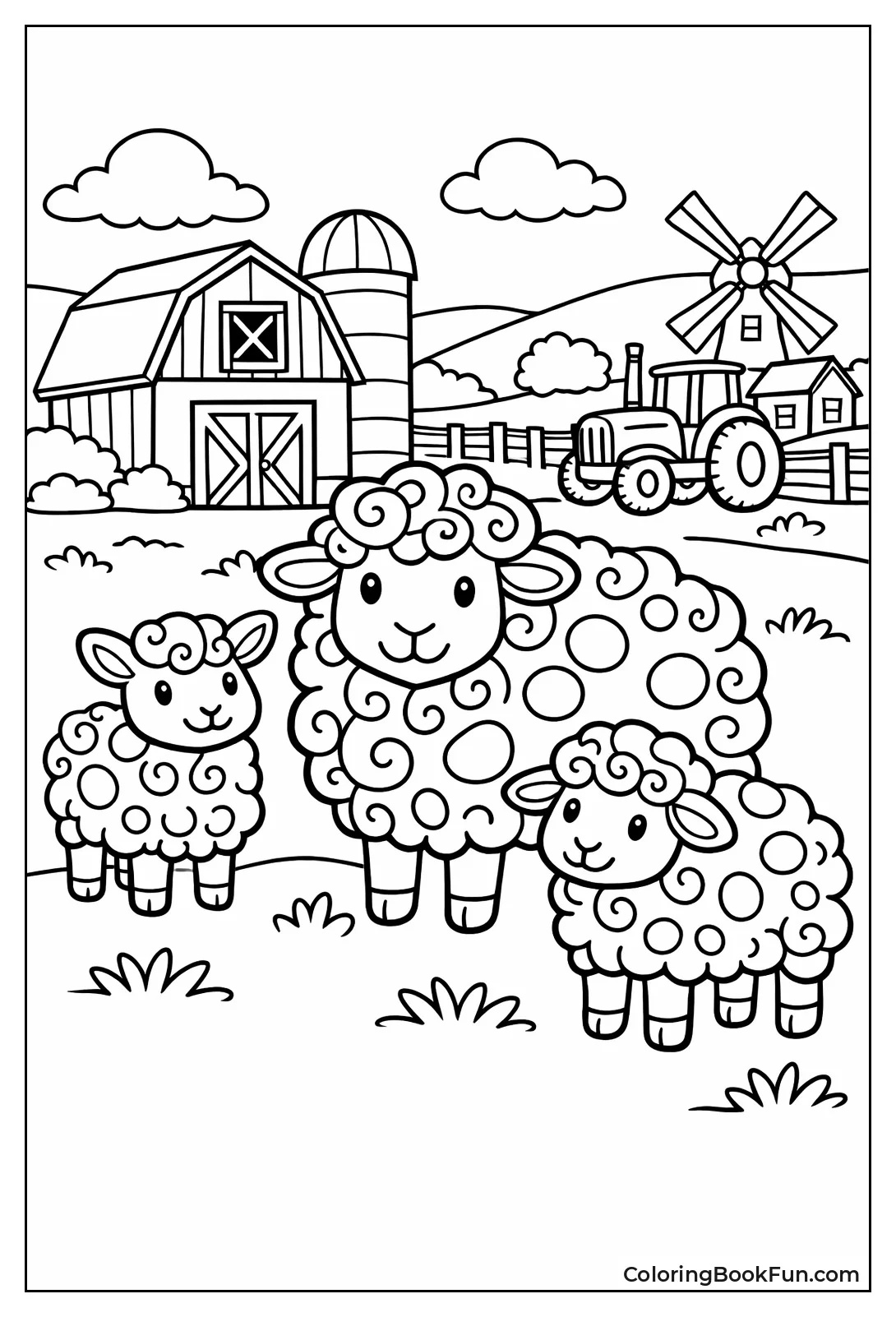 Patterned Wool Sheep