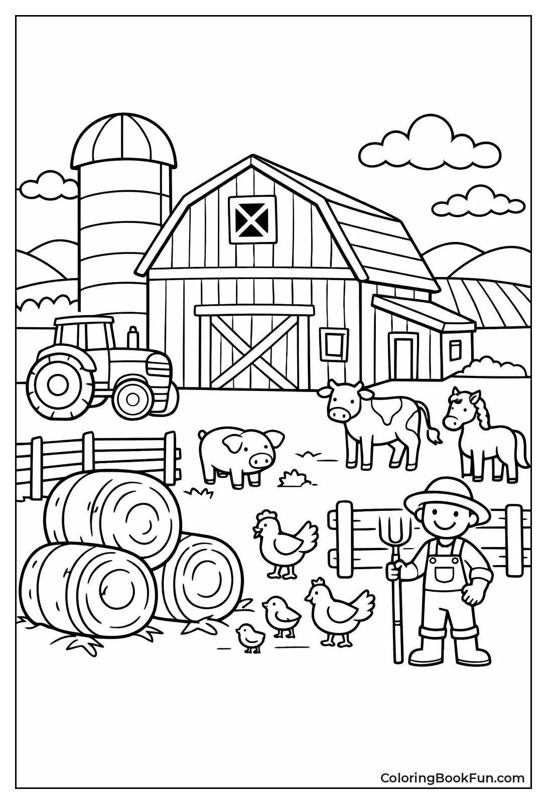 Red Barn Scene