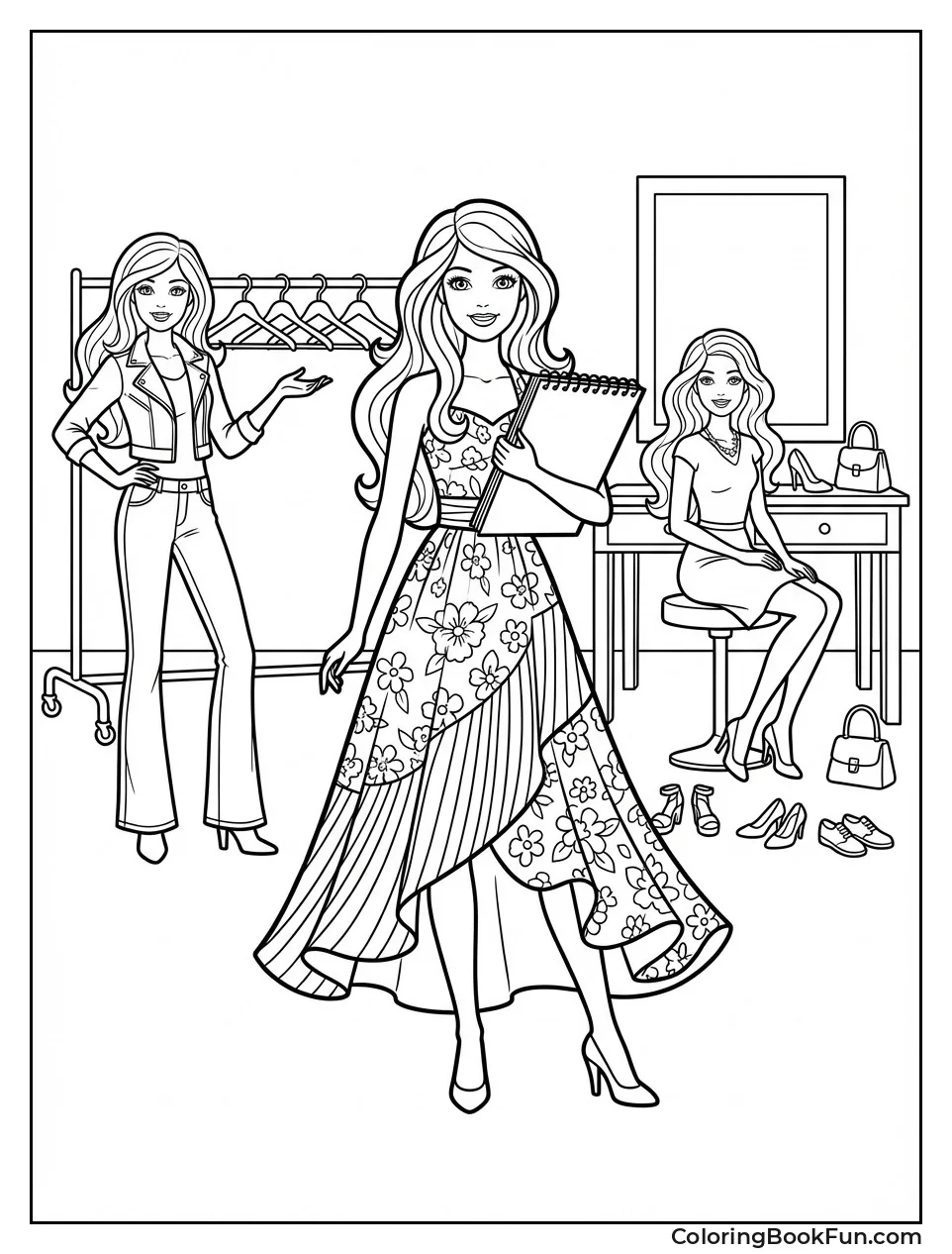 Fashion Barbie Models Outfits