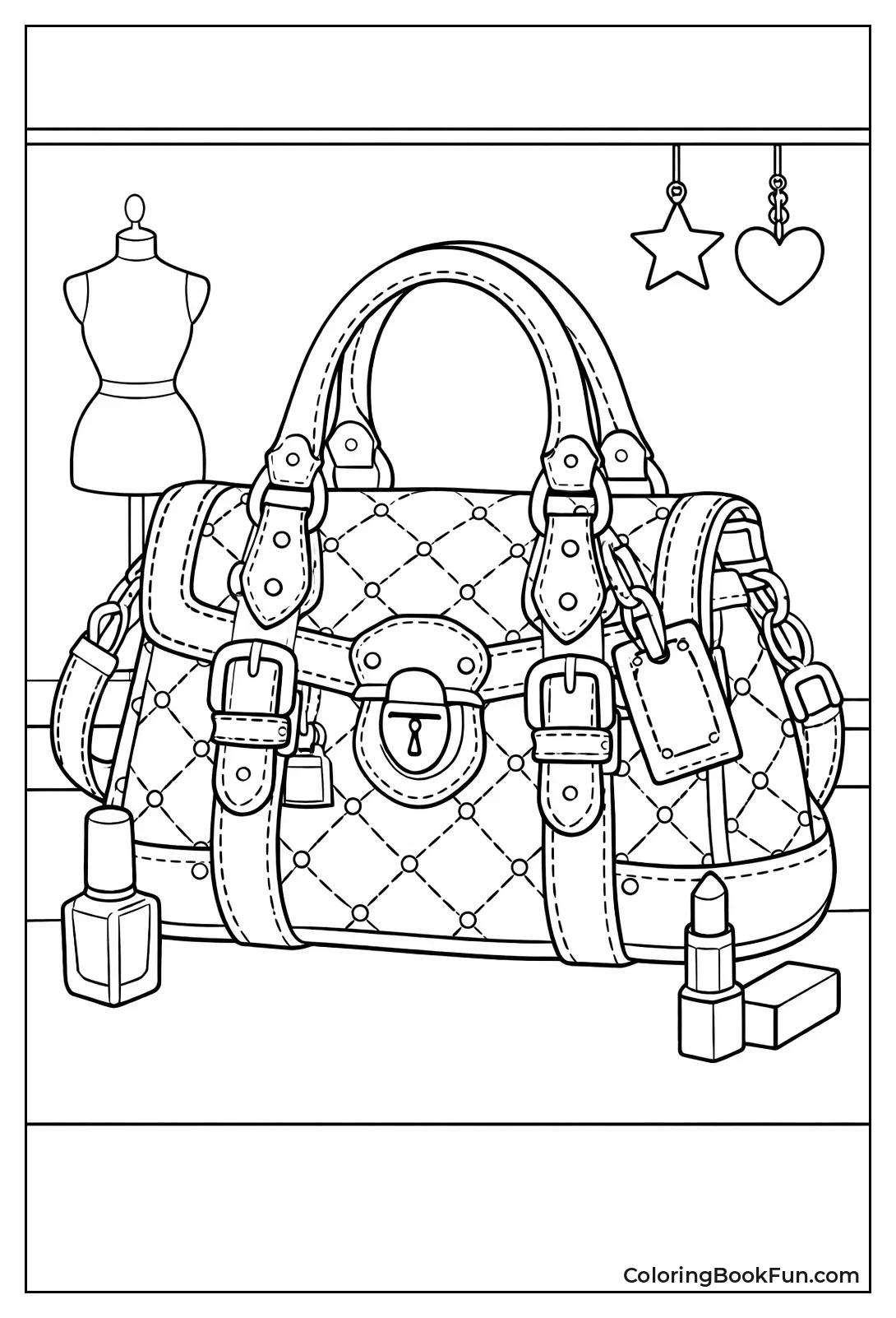 Detailed Designer Luxury Purse