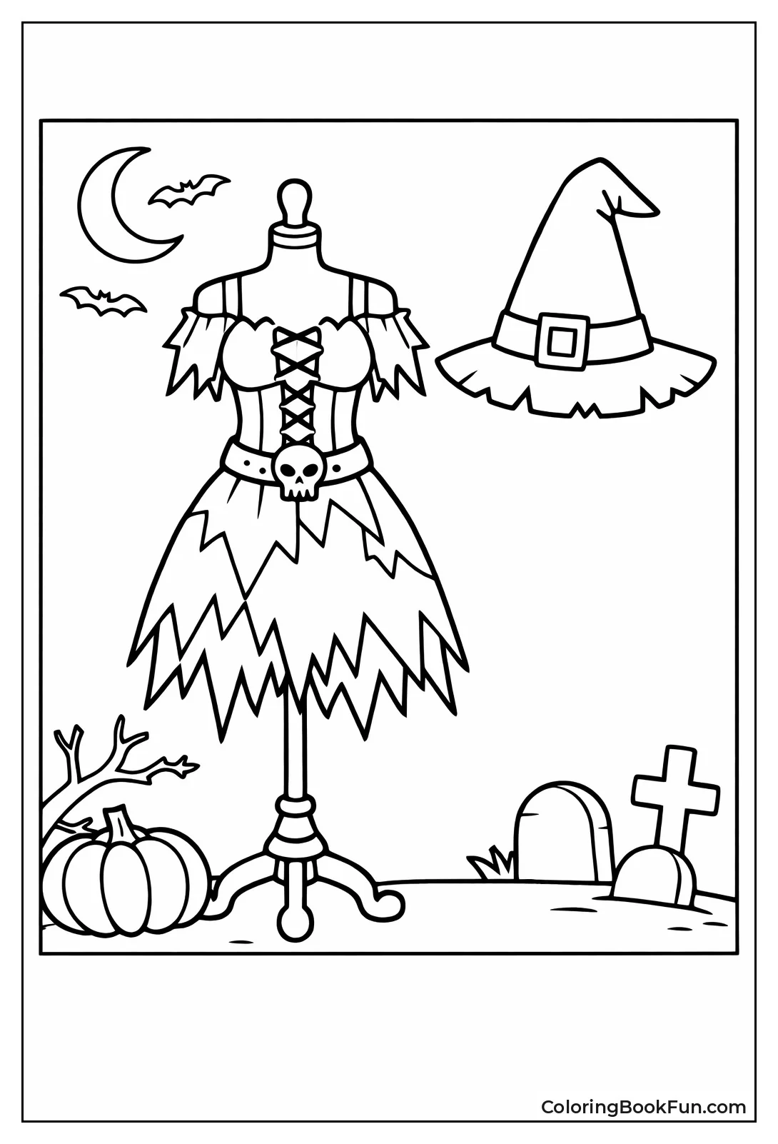 Spooky Witch Dress Hat