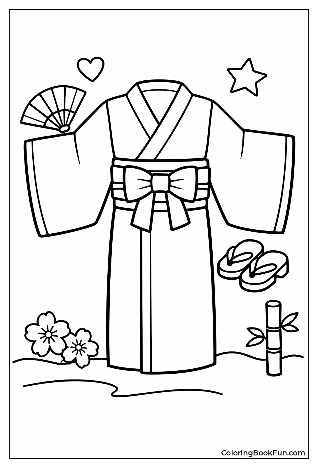 Traditional Kimono Obi Sash