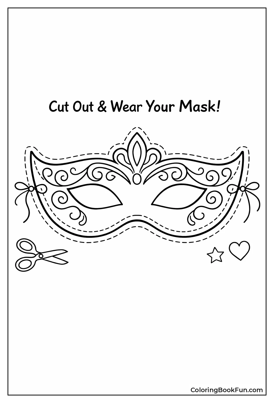 Ornate Masquerade Eye Mask