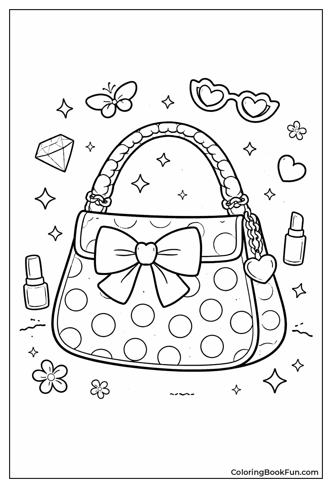 Playful Polka Dot Handbag