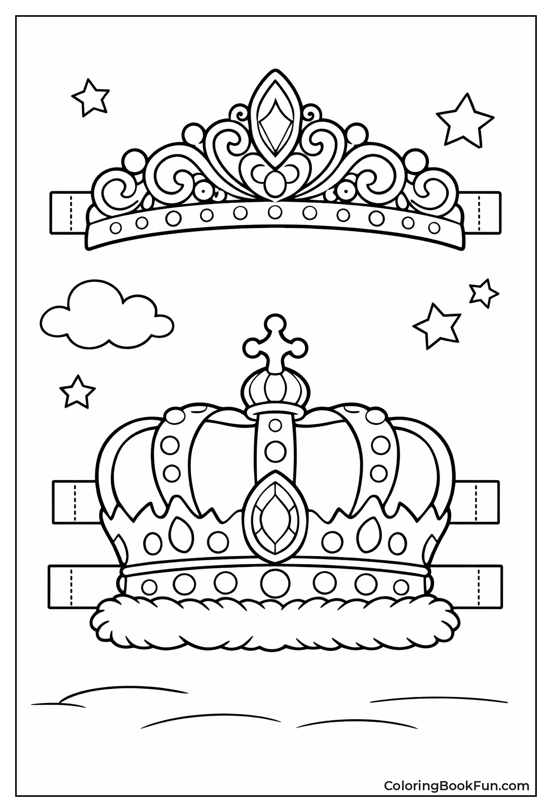 Ornate Princess Tiara Crown