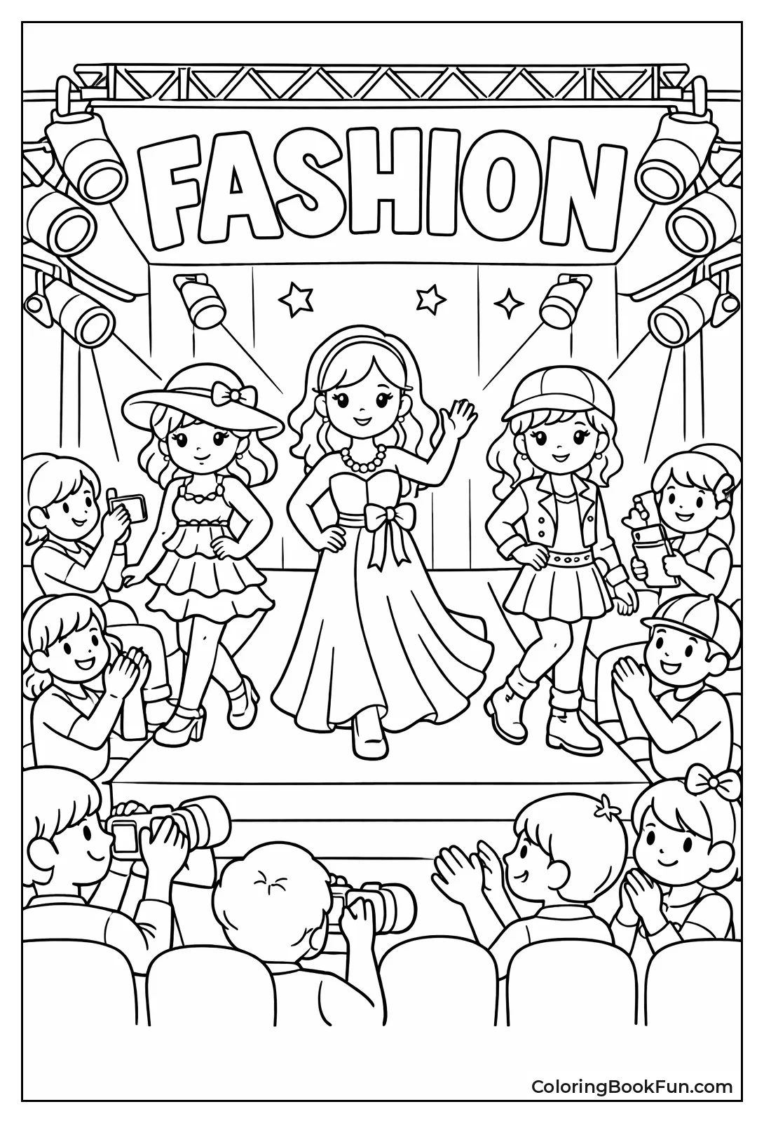 Fashion Show Runway Scene