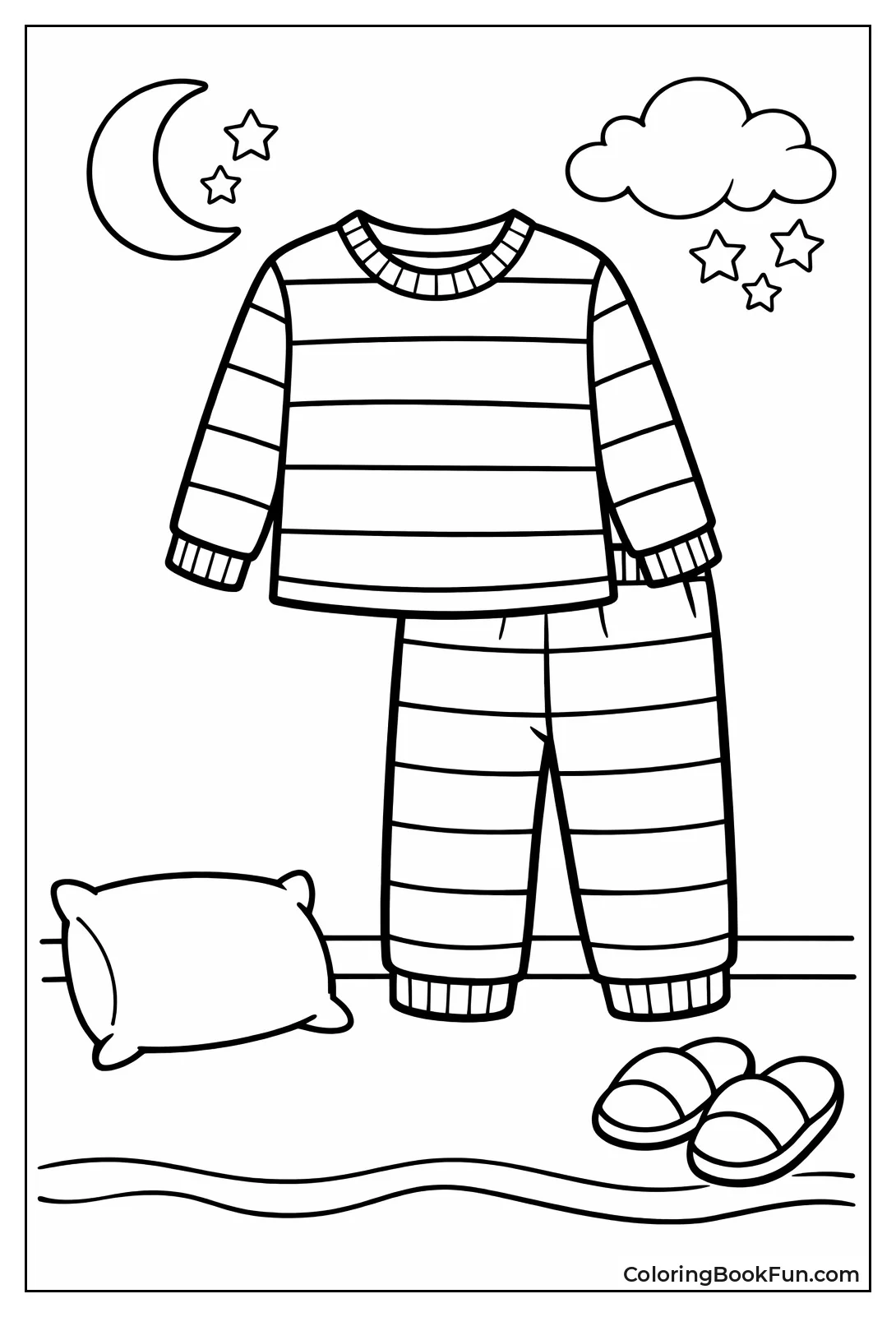 Striped Matching Pajama Set