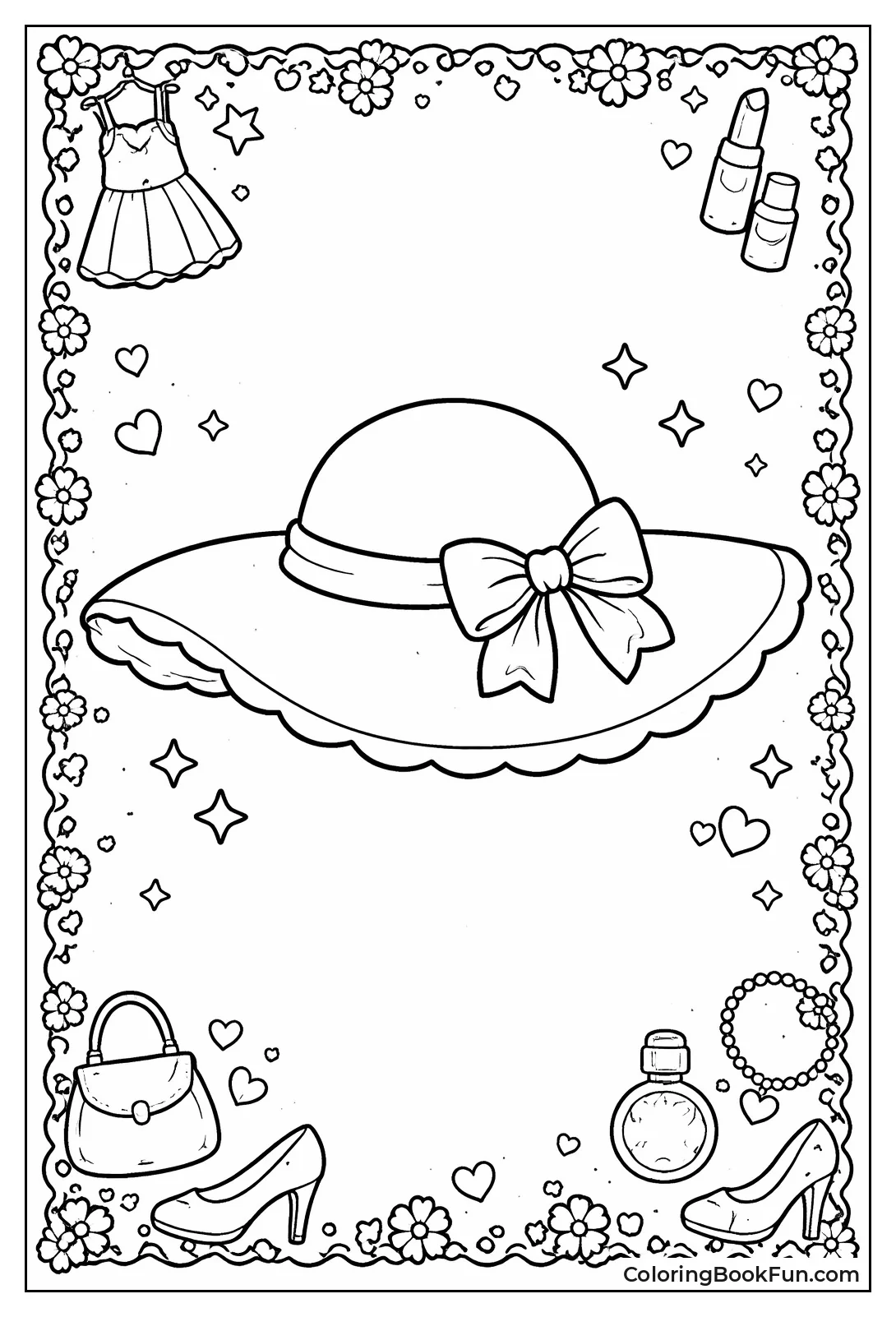 Wide Brim Sunhat Ribbon