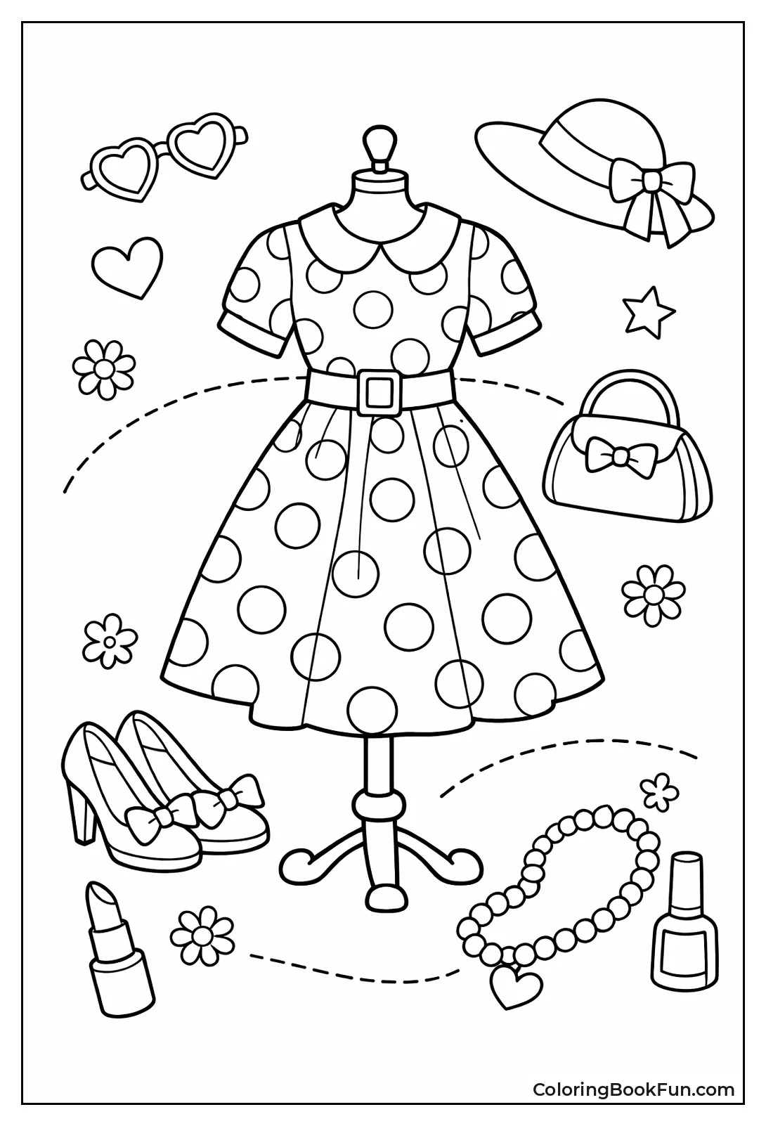 Vintage Polka Dot Dress